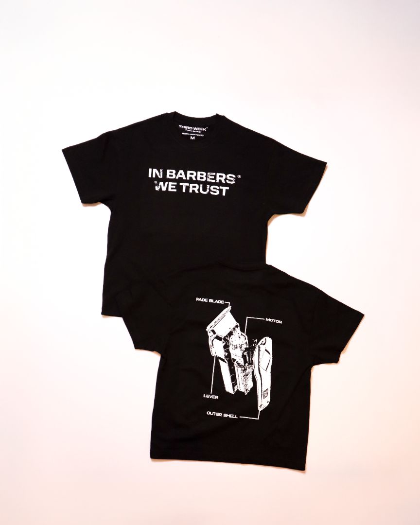 "In Barbers We Trust" - Black